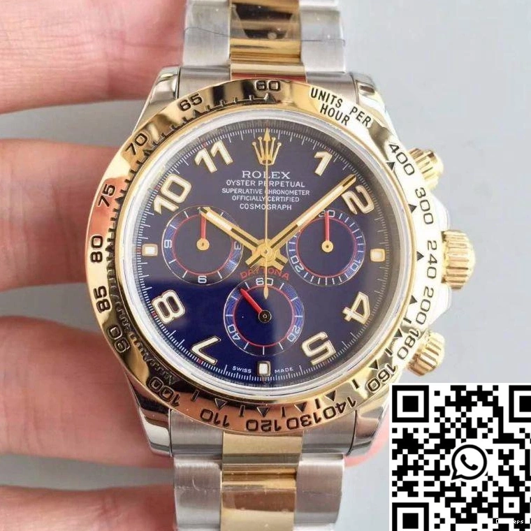 Wrapped Rolex Gold Cosmograph Factory Blue 3A Daytona Dial 116503 Yellow 18K 1205